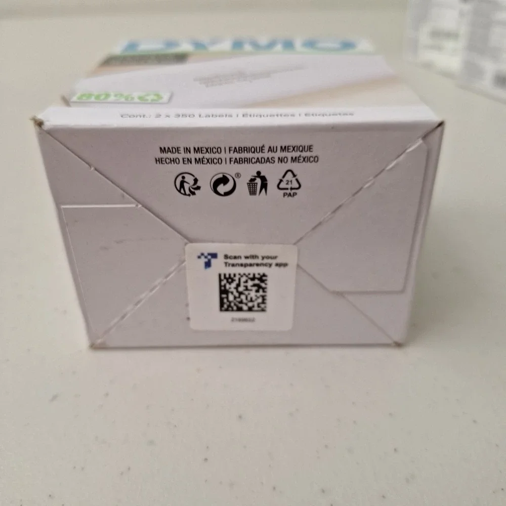 6 x DYMO LabelWriter Address Labels 28x89mm 4 Rolls Total 350 Each NEW